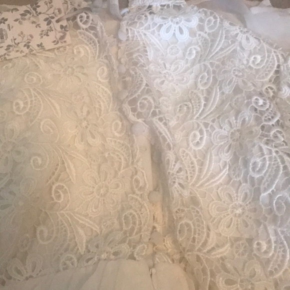 LAUREN CONRAD WHITE DRESS NWT SZ 4 - Picture 4 of 5